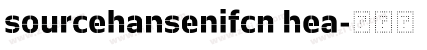 sourcehansenifcn hea字体转换